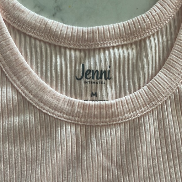 “Jenni” pink pajama tank top - Picture 2 of 2